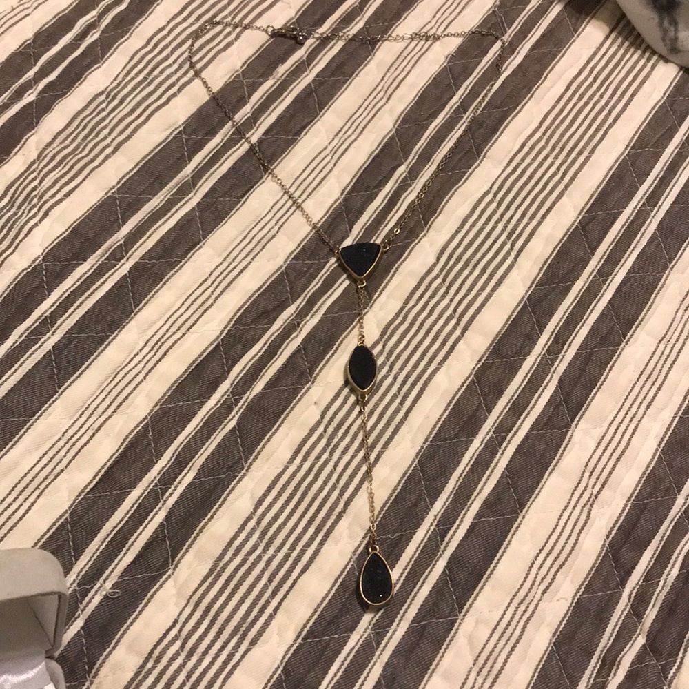 Black stone Necklace